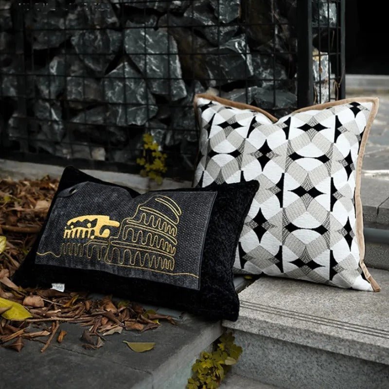 The Southern Atelier – Chic Geometric Cushion Cover for a Contemporary Aesthetic - The Southern AtelierSKU_1764698716539_519