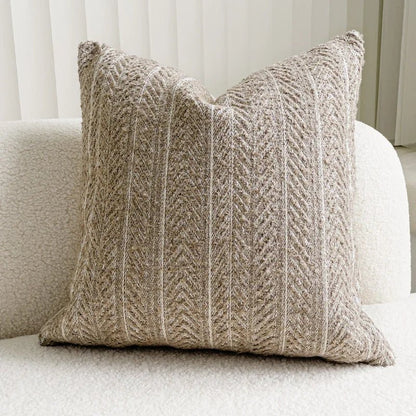 The Southern Atelier – Chic Grey Jacquard Cushion Cover for an Elegant Makeover - The Southern AtelierSKU_1774881498883_208