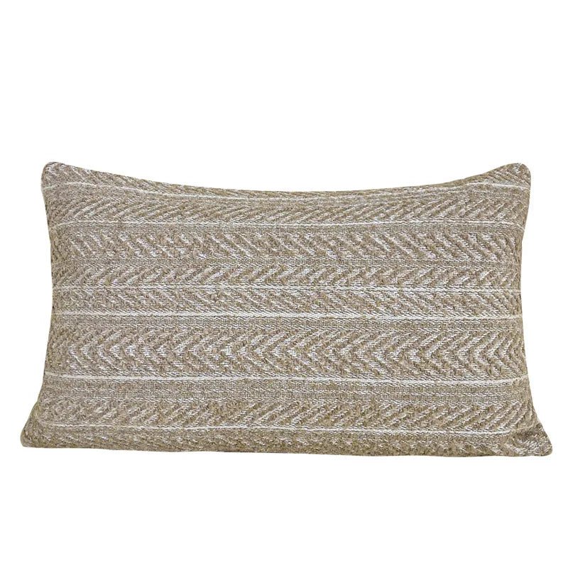 The Southern Atelier – Chic Grey Jacquard Cushion Cover for an Elegant Makeover - The Southern AtelierSKU_1774881498883_919