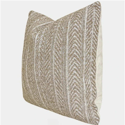 The Southern Atelier – Chic Grey Jacquard Cushion Cover for an Elegant Makeover - The Southern AtelierSKU_1774881498883_919