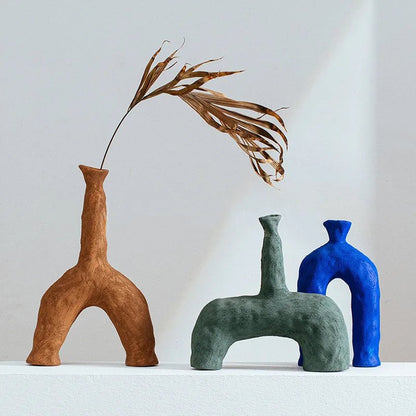 The Southern Atelier – Chic Porto Ceramic Vases in Bold Hues for a Sophisticated Elegance - The Southern AtelierSKU_1774883072027_451
