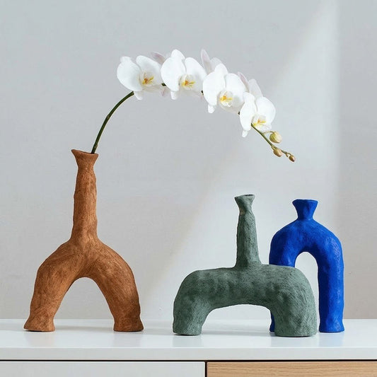 The Southern Atelier – Chic Porto Ceramic Vases in Bold Hues for a Sophisticated Elegance - The Southern AtelierSKU_1774883072027_451