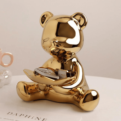 The Southern Atelier – Chrome Bear Key Holder Decor - The Southern AtelierSKU_1757776096947_281