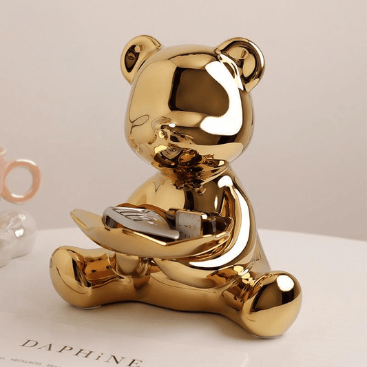The Southern Atelier – Chrome Bear Key Holder Decor - The Southern AtelierSKU_1757776096947_281