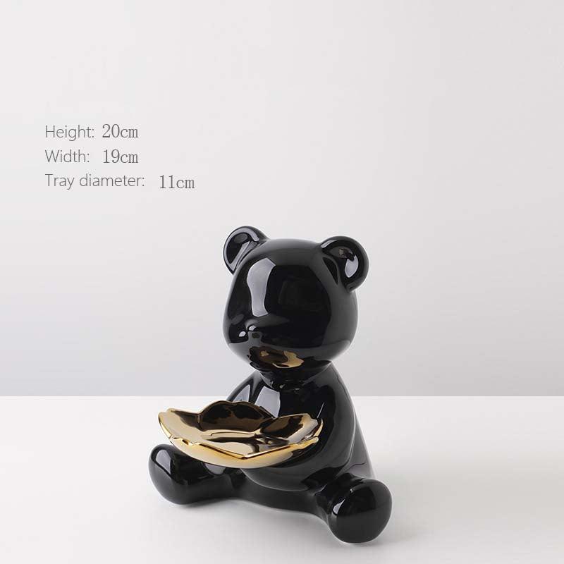 The Southern Atelier – Chrome Bear Key Holder Decor - The Southern AtelierSKU_1757776096947_591