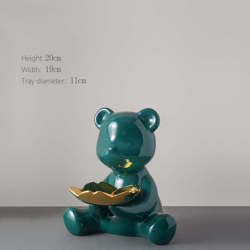 The Southern Atelier – Chrome Bear Key Holder Decor - The Southern AtelierSKU_1757776096947_591