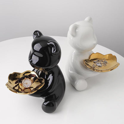 The Southern Atelier – Chrome Bear Key Holder Decor - The Southern AtelierSKU_1757776096947_645