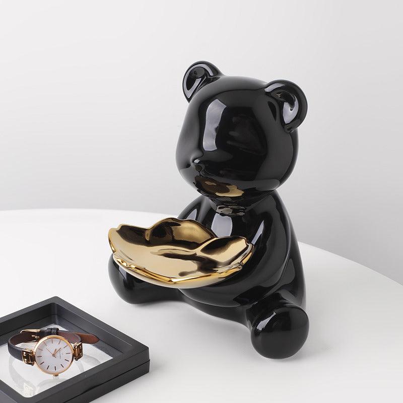 The Southern Atelier – Chrome Bear Key Holder Decor - The Southern AtelierSKU_1757776096947_645
