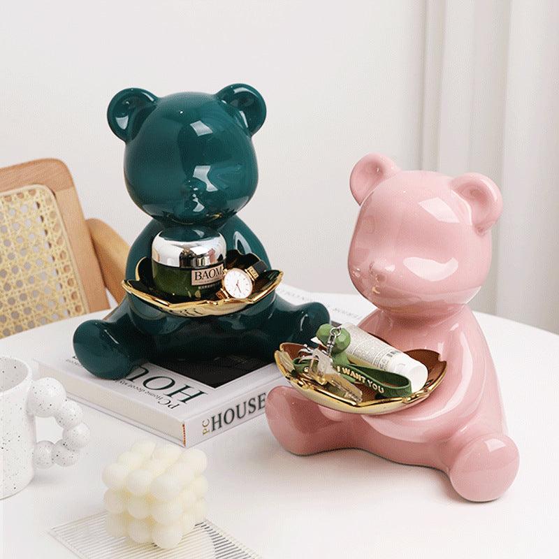 The Southern Atelier – Chrome Bear Key Holder Decor - The Southern AtelierSKU_1757776096947_645