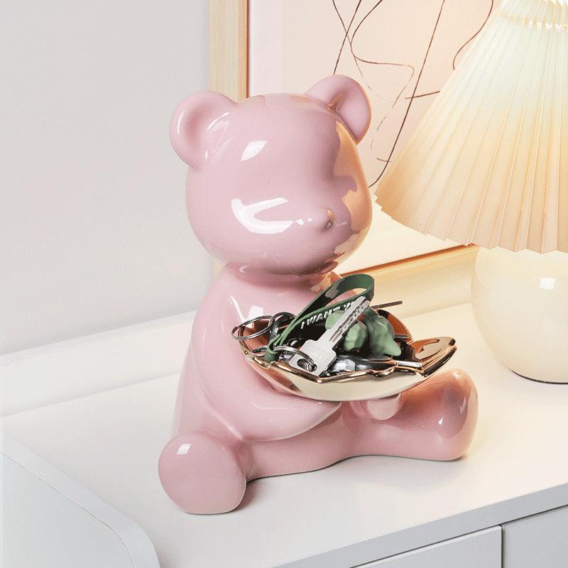 The Southern Atelier – Chrome Bear Key Holder Decor - The Southern AtelierSKU_1757776096947_763