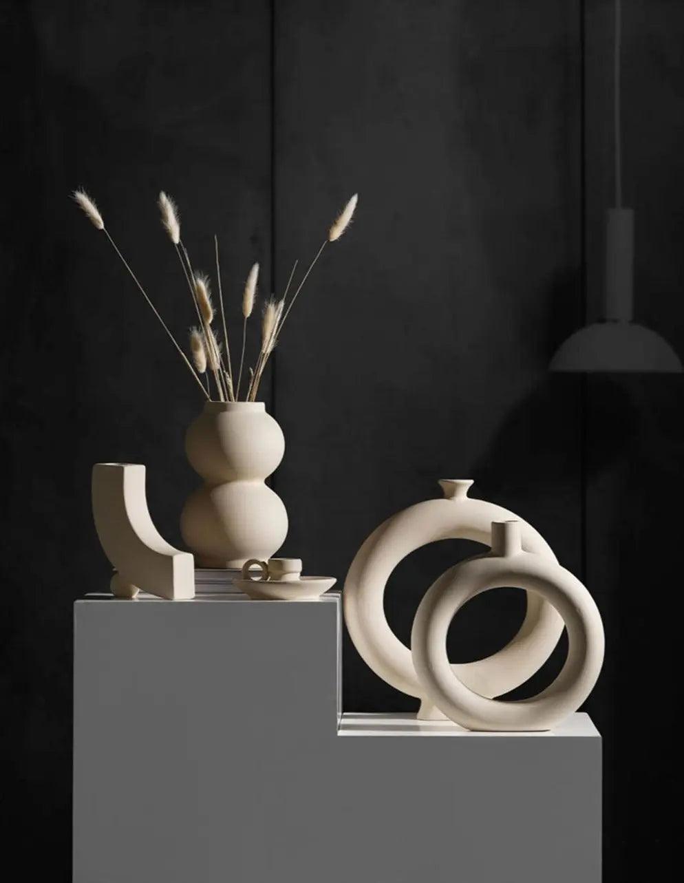 The Southern Atelier – Classic Minimalist Ceramic Vase - The Southern AtelierSKU_1758022824204_430