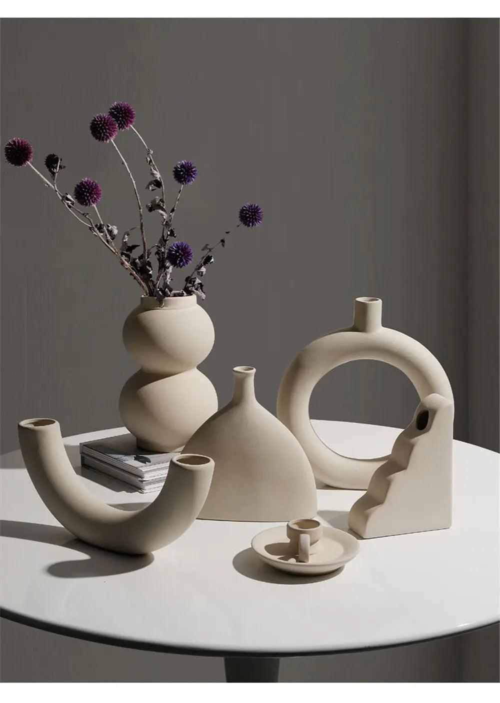 The Southern Atelier – Classic Minimalist Ceramic Vase - The Southern AtelierSKU_1758022824204_430