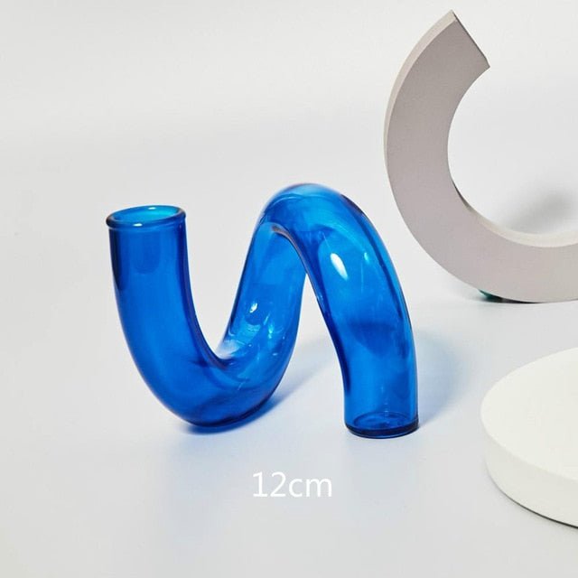 The Southern Atelier – Cobalt Glass Candle Holders - The Southern AtelierSKU_1755802945533_935