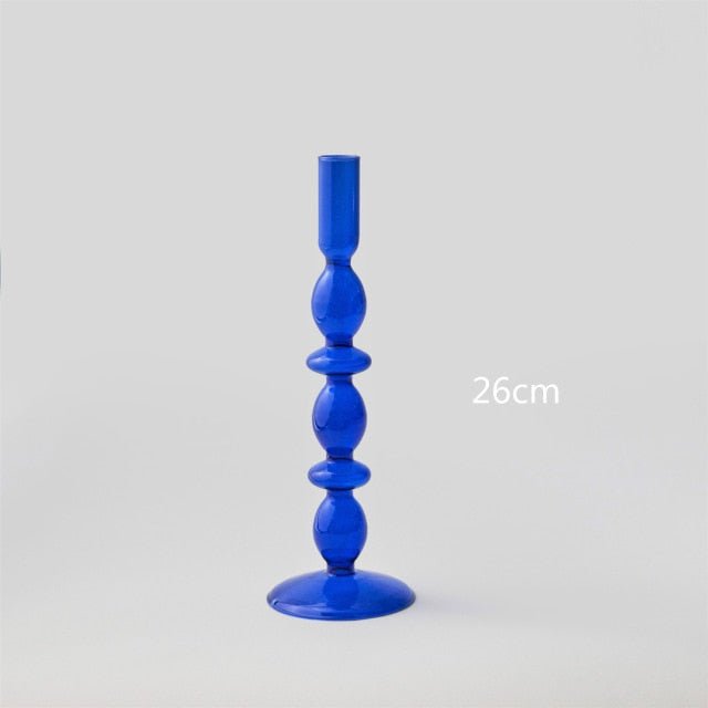 The Southern Atelier – Cobalt Glass Candle Holders - The Southern AtelierSKU_1755802945533_935