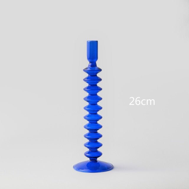 The Southern Atelier – Cobalt Glass Candle Holders - The Southern AtelierSKU_1755802945533_935