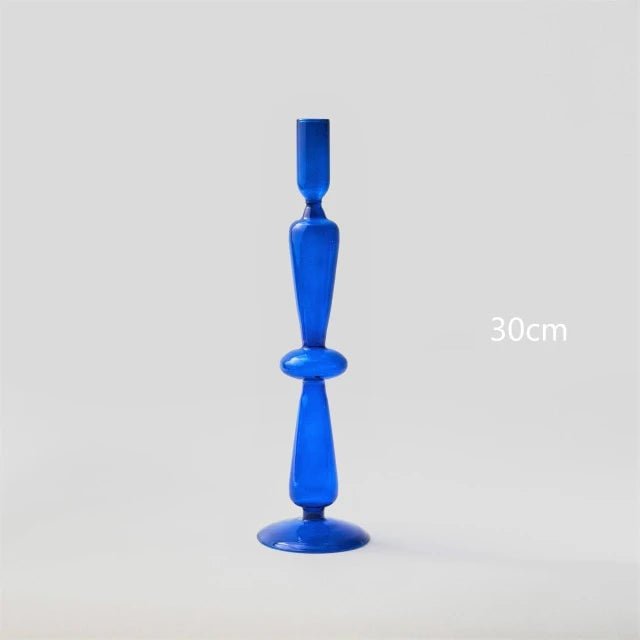 The Southern Atelier – Cobalt Glass Candle Holders - The Southern AtelierSKU_1755802945533_935