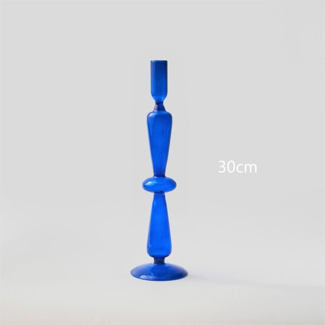 The Southern Atelier – Cobalt Glass Candle Holders - The Southern AtelierSKU_1755802945533_935