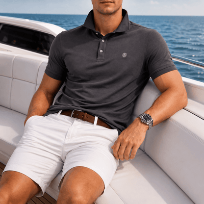 The Southern Atelier - Cocora 100% Cotton Polo for Comfortable Everyday Wear - The Southern AtelierSKU_1784316943002_29