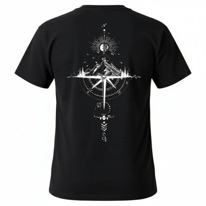 The Southern Atelier - Compass Graphic T-Shirt in Soft Breathable Poly Blend for Everyday Wear - The Southern AtelierSKU_1784316897203_600