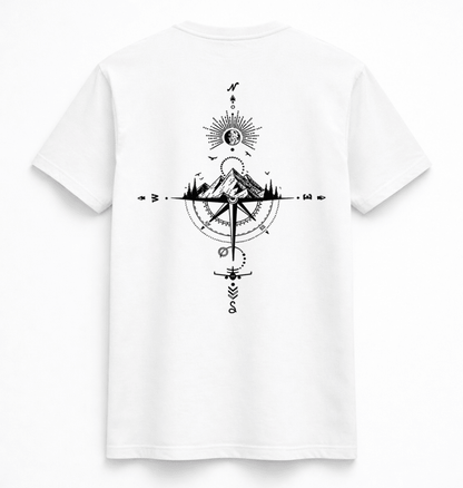 The Southern Atelier - Compass Graphic T-Shirt in Soft Breathable Poly Blend for Everyday Wear - The Southern AtelierSKU_1784316897203_692
