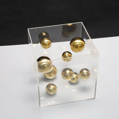 The Southern Atelier – Contemporary Dot Art Cube - The Southern AtelierSKU_1755802851741_98
