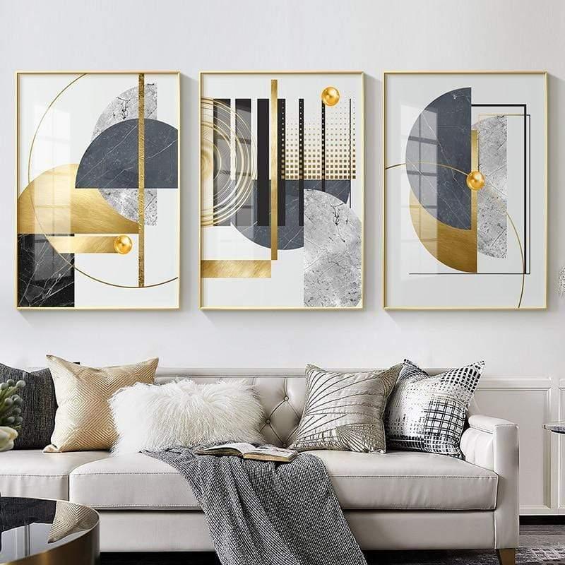 The Southern Atelier – Contemporary Geometric Canvas Artwork in Soft Tones for a Stylish Interior Statement - The Southern AtelierSKU_1763119441841_601