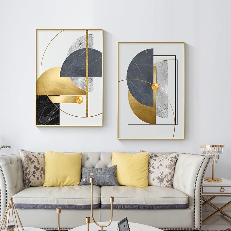 The Southern Atelier – Contemporary Geometric Canvas Artwork in Soft Tones for a Stylish Interior Statement - The Southern AtelierSKU_1763119441841_601