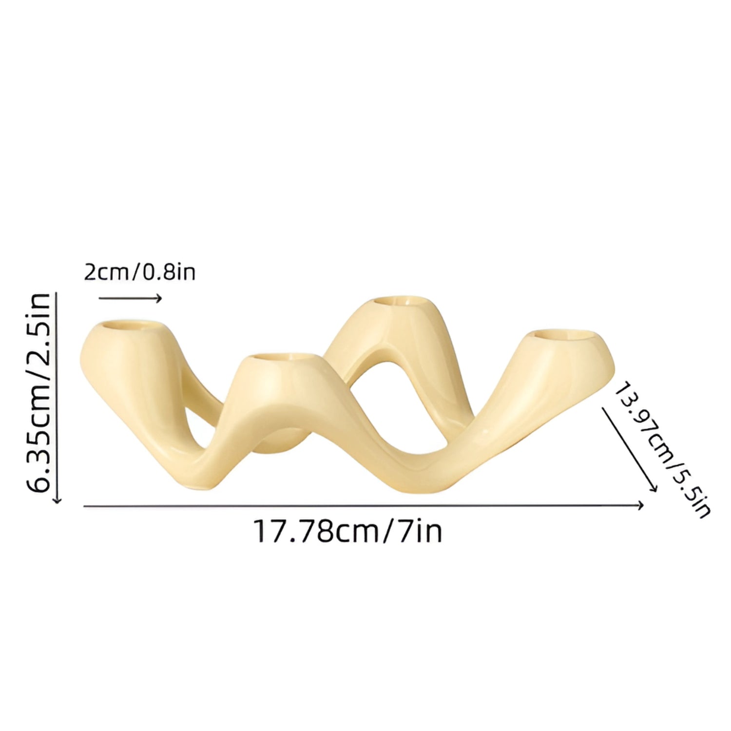 The Southern Atelier – Cosmic Ripple Candle Holder - The Southern AtelierSKU_1754935843253_158