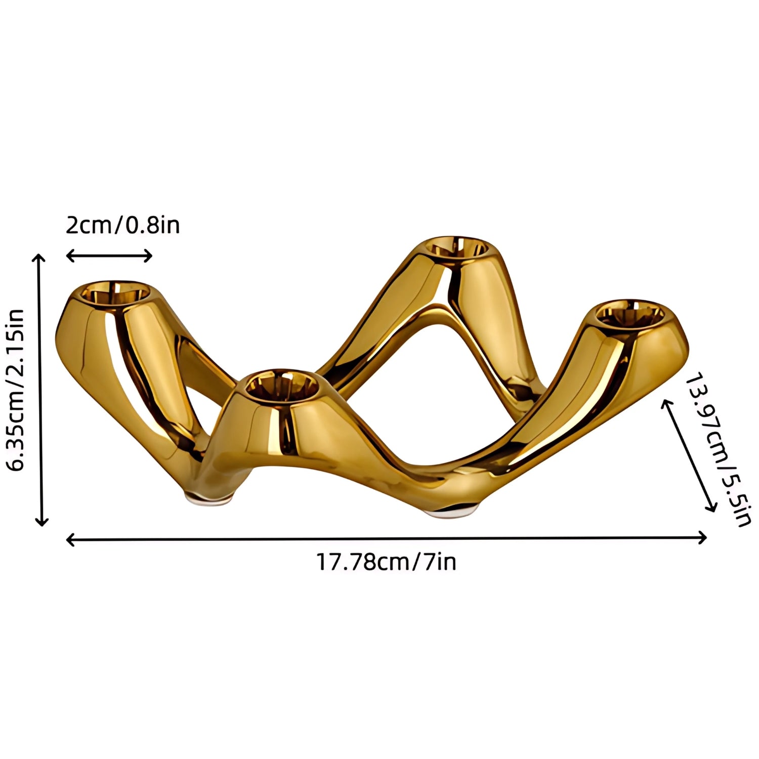 The Southern Atelier – Cosmic Ripple Candle Holder - The Southern AtelierSKU_1754935843253_695