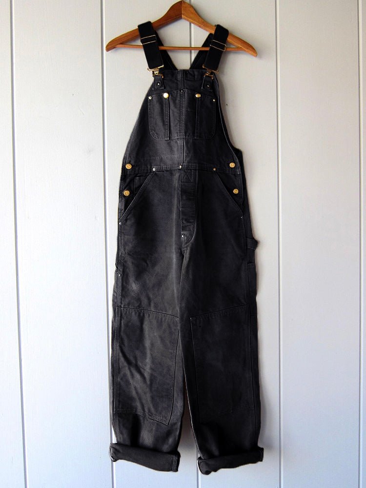 The Southern Atelier - Cotton Canvas Bib Overalls with Adjustable Straps and Reinforced Knees for Work - The Southern AtelierSKU_1786566298970_227