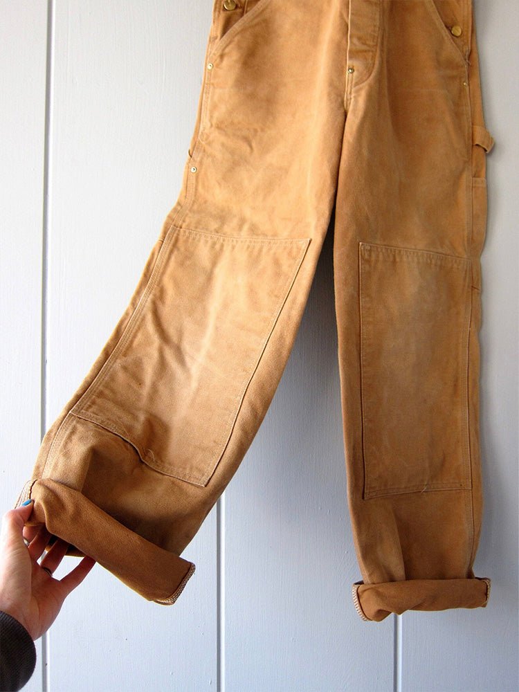 The Southern Atelier - Cotton Canvas Bib Overalls with Adjustable Straps and Reinforced Knees for Work - The Southern AtelierSKU_1786566298970_608