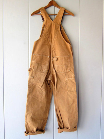 The Southern Atelier - Cotton Canvas Bib Overalls with Adjustable Straps and Reinforced Knees for Work - The Southern AtelierSKU_1786566298970_608
