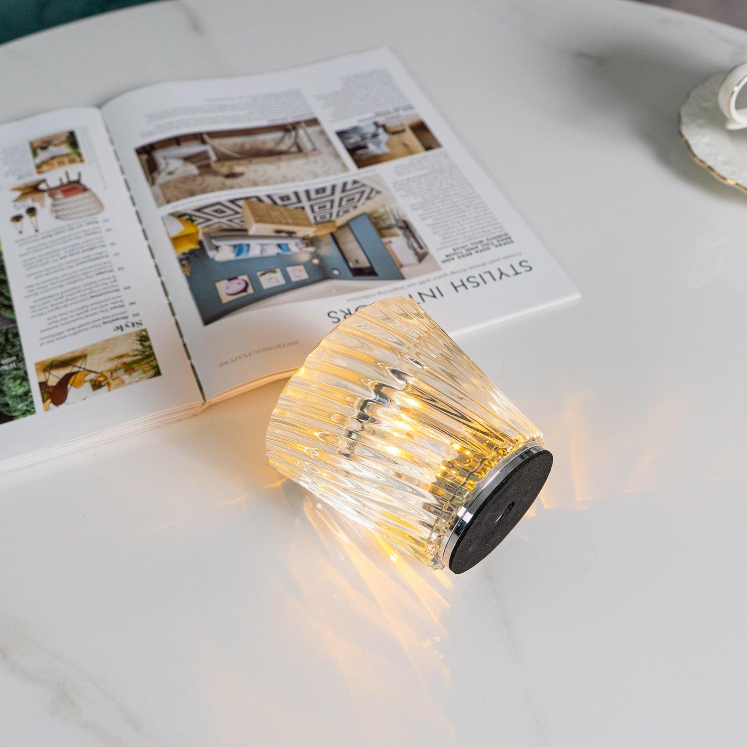 The Southern Atelier – Crystal Diamond Table Lamp - The Southern AtelierSKU_1757776159398_363