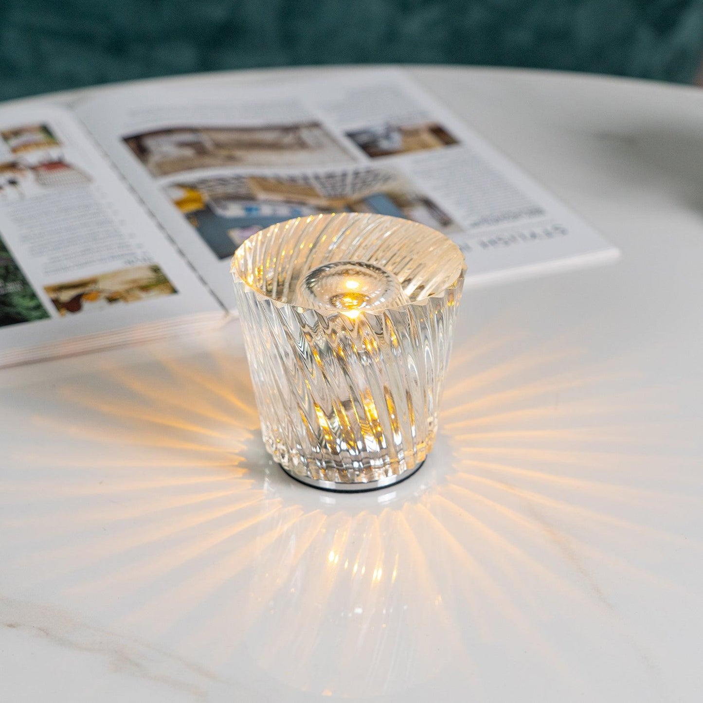The Southern Atelier – Crystal Diamond Table Lamp - The Southern AtelierSKU_1757776159398_363