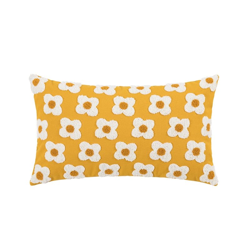 The Southern Atelier – Daisy Embroidered Cushion Cover - The Southern AtelierSKU_1755802933308_226