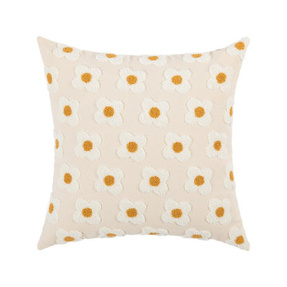 The Southern Atelier – Daisy Embroidered Cushion Cover - The Southern AtelierSKU_1755802933308_574