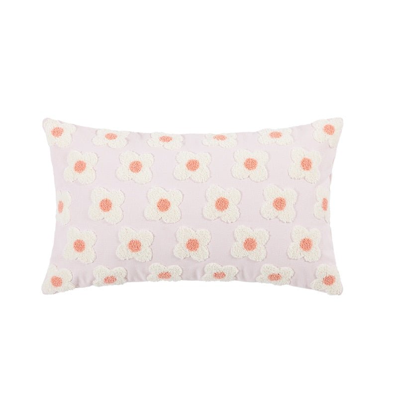The Southern Atelier – Daisy Embroidered Cushion Cover - The Southern AtelierSKU_1755802933308_652