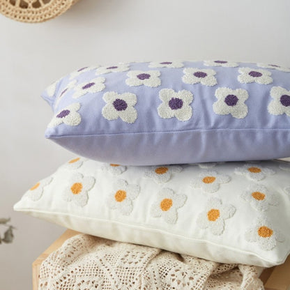 The Southern Atelier – Daisy Embroidered Cushion Cover - The Southern AtelierSKU_1755802933308_676