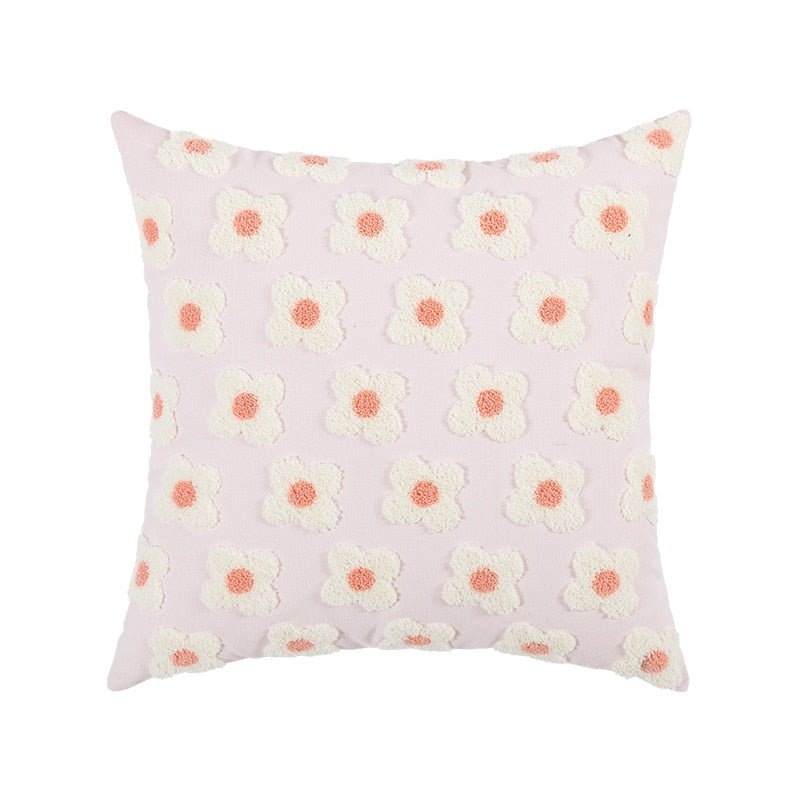 The Southern Atelier – Daisy Embroidered Cushion Cover - The Southern AtelierSKU_1755802933308_757