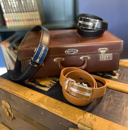 The Southern Atelier - Dapper Genuine Leather Belt with Water-Resistant, Scratch-Resistant Finish - The Southern AtelierSKU_1784316907328_616