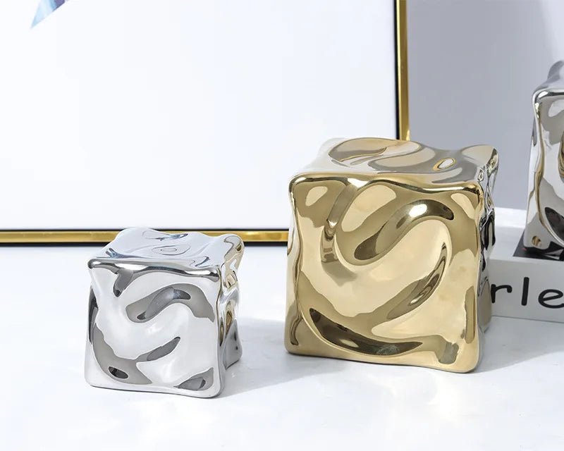 The Southern Atelier – Draped Cube Ornament - The Southern AtelierSKU_1755802876735_727