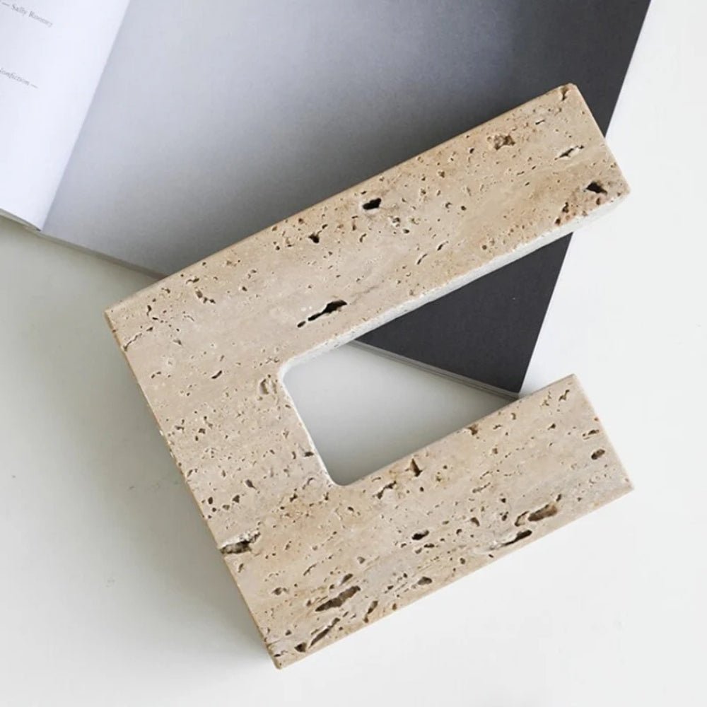 The Southern Atelier – Dual Travertine Candle Holder - The Southern AtelierSKU_1754935792040_756