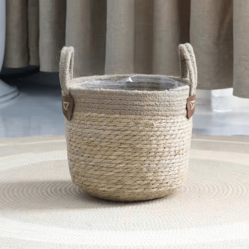 The Southern Atelier – Eco - Friendly Wicker Planter Basket with Durable Handwoven Design - The Southern AtelierSKU_1758272581650_340