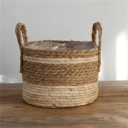 The Southern Atelier – Eco - Friendly Wicker Planter Basket with Durable Handwoven Design - The Southern AtelierSKU_1758272581650_584
