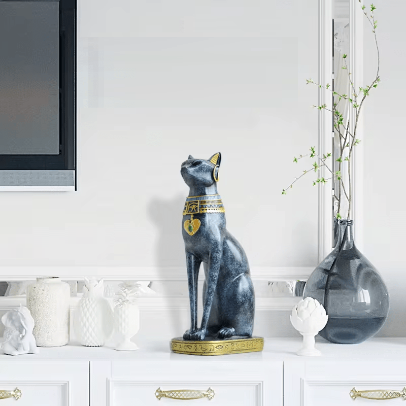 The Southern Atelier – Egyptian Cat Statue - The Southern AtelierSKU_1758918163151_104