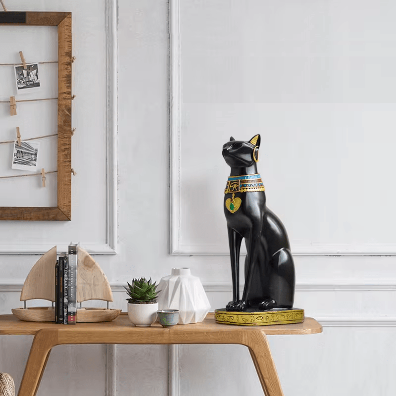 The Southern Atelier – Egyptian Cat Statue - The Southern AtelierSKU_1758918163151_104