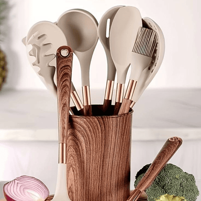 The Southern Atelier – Elegant 10 - Piece Silicone Cooking Set for Modern Living with Timeless Charm - The Southern AtelierSKU_1763119374378_53