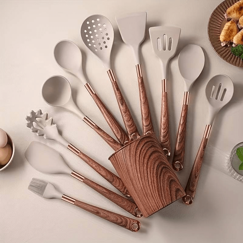 The Southern Atelier – Elegant 10 - Piece Silicone Cooking Set for Modern Living with Timeless Charm - The Southern AtelierSKU_1763119374378_53