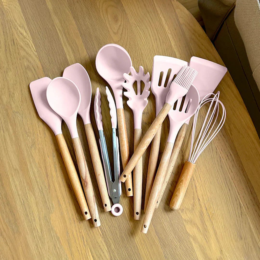 The Southern Atelier – Elegant 11 - Piece Silicone Kitchen Utensil Set for a Sophisticated Culinary Experiences - The Southern AtelierSKU_1774883176695_133