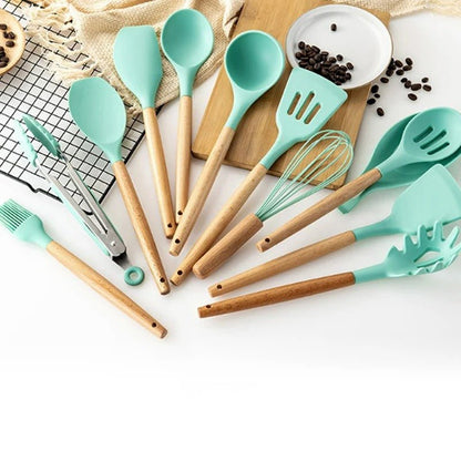 The Southern Atelier – Elegant 11 - Piece Silicone Kitchen Utensil Set for a Sophisticated Culinary Experiences - The Southern AtelierSKU_1774883176695_60